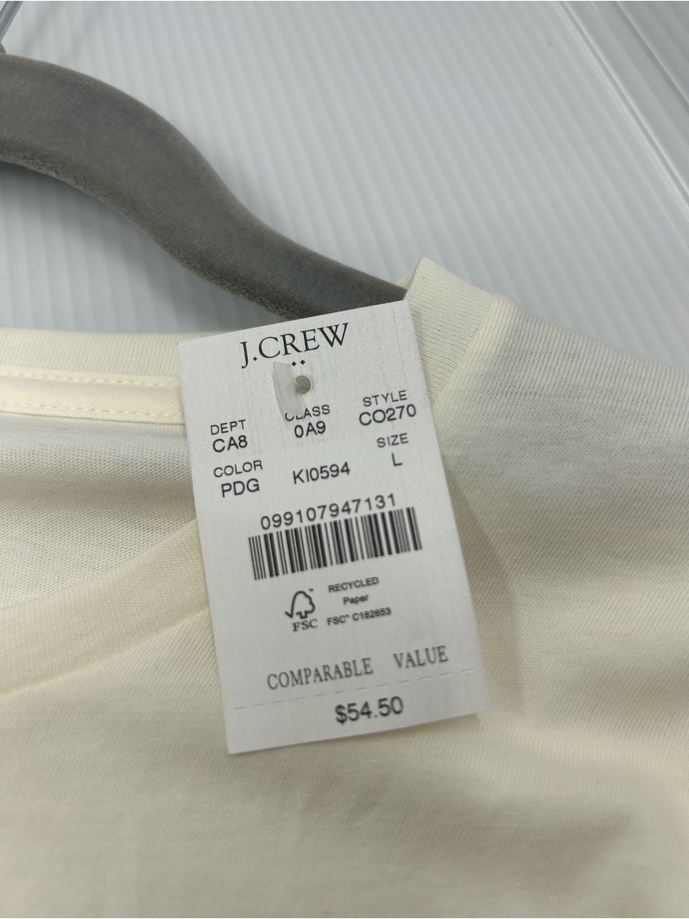 NWT J. Crew Collector “Party Dogs” Graphic Tee w Gold Metallic Details L - Picture 3 of 11